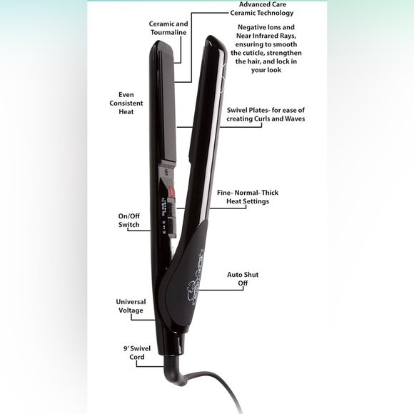 Sultra -The Bombshell Curl, Wave & Straight Iron - Picture 3 of 6